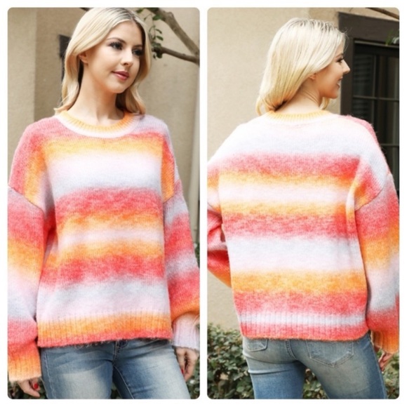 NWT Fuzzy sweater sizes small and medium - Picture 2 of 3